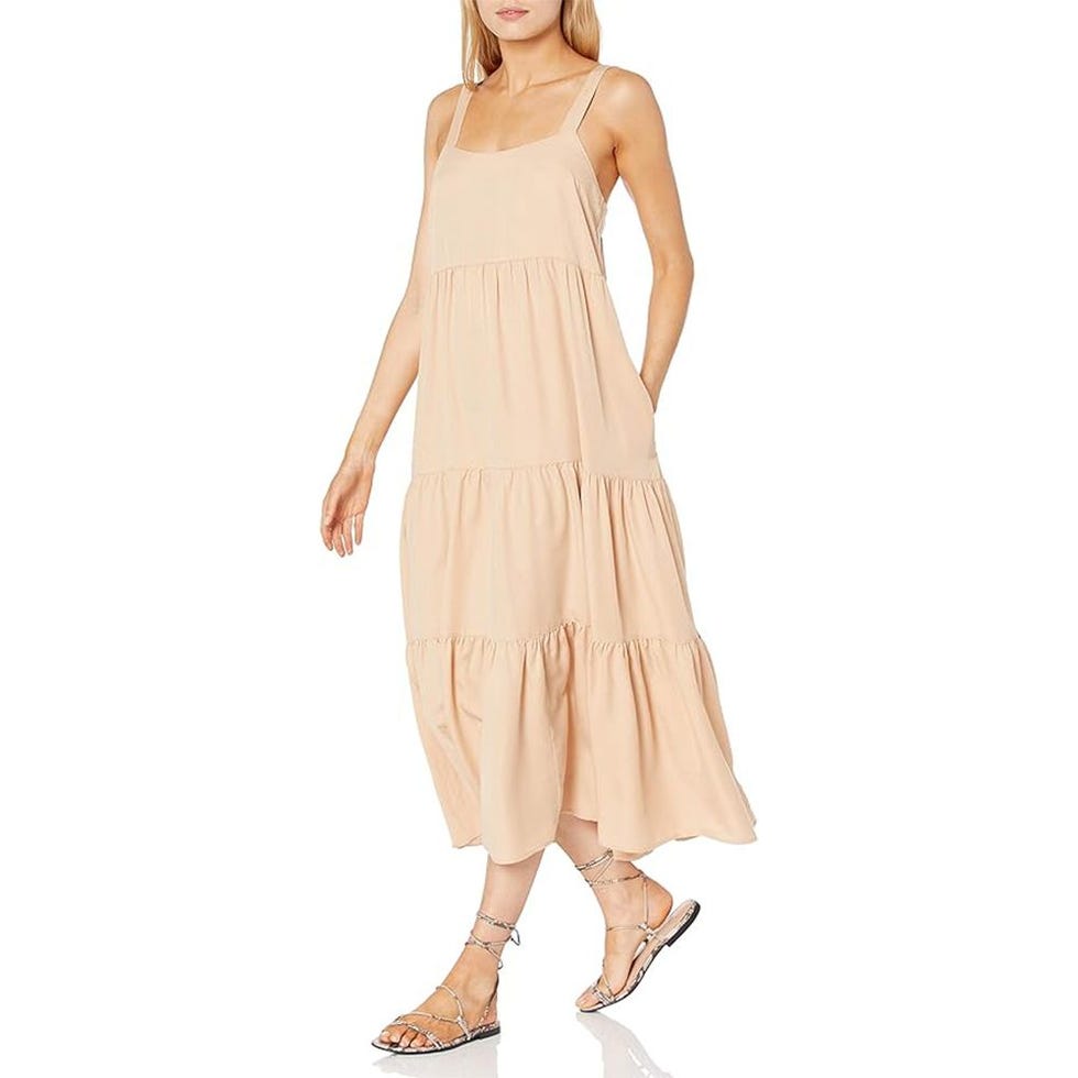 Brit Tiered Ankle Maxi Tent Dress