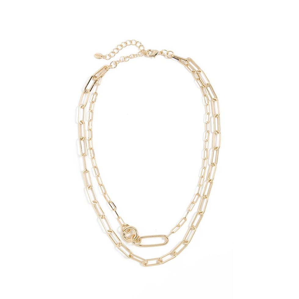 Elongated Toggle Layer Necklace