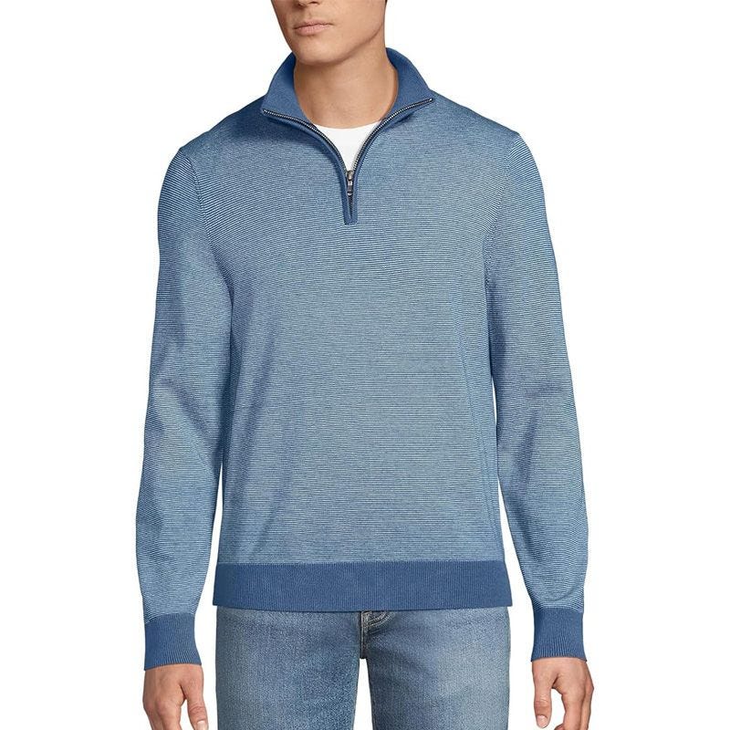 Cotton Quarter Zip Sweater