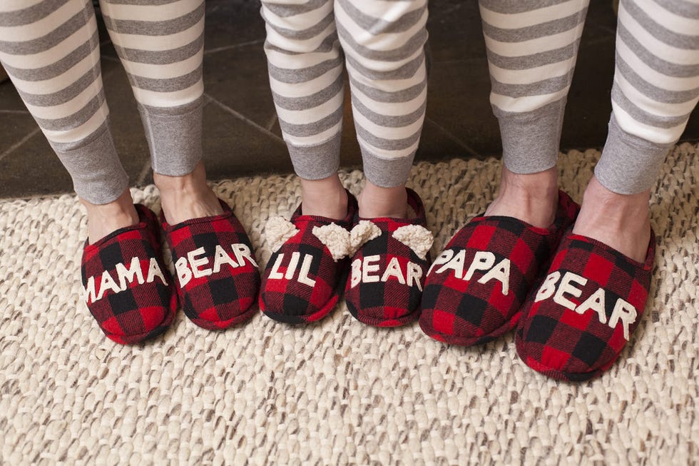 Matching Family Bear Slippers