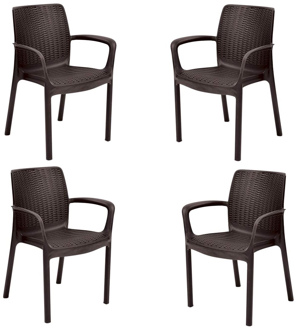 Pack de 4 sillas de jardín Bali