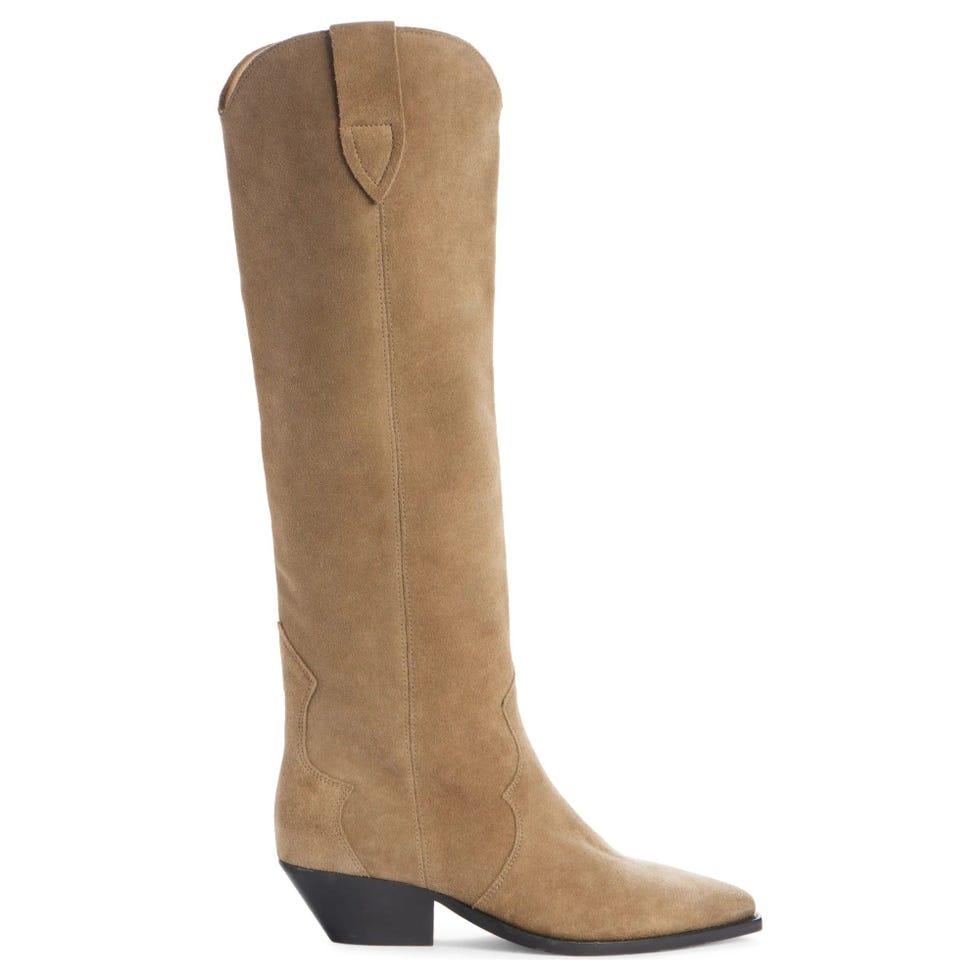 Denvee Suede Tall Western Boot
