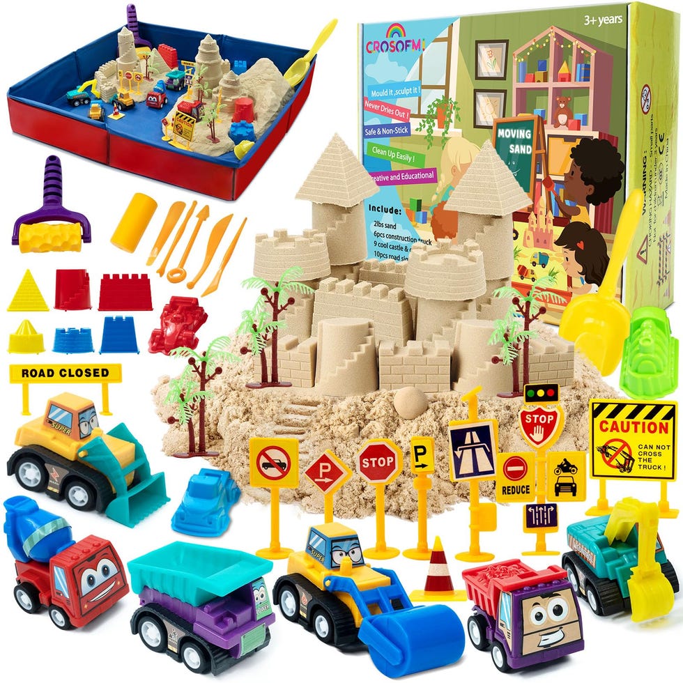 Kit de construcción con arena mágica