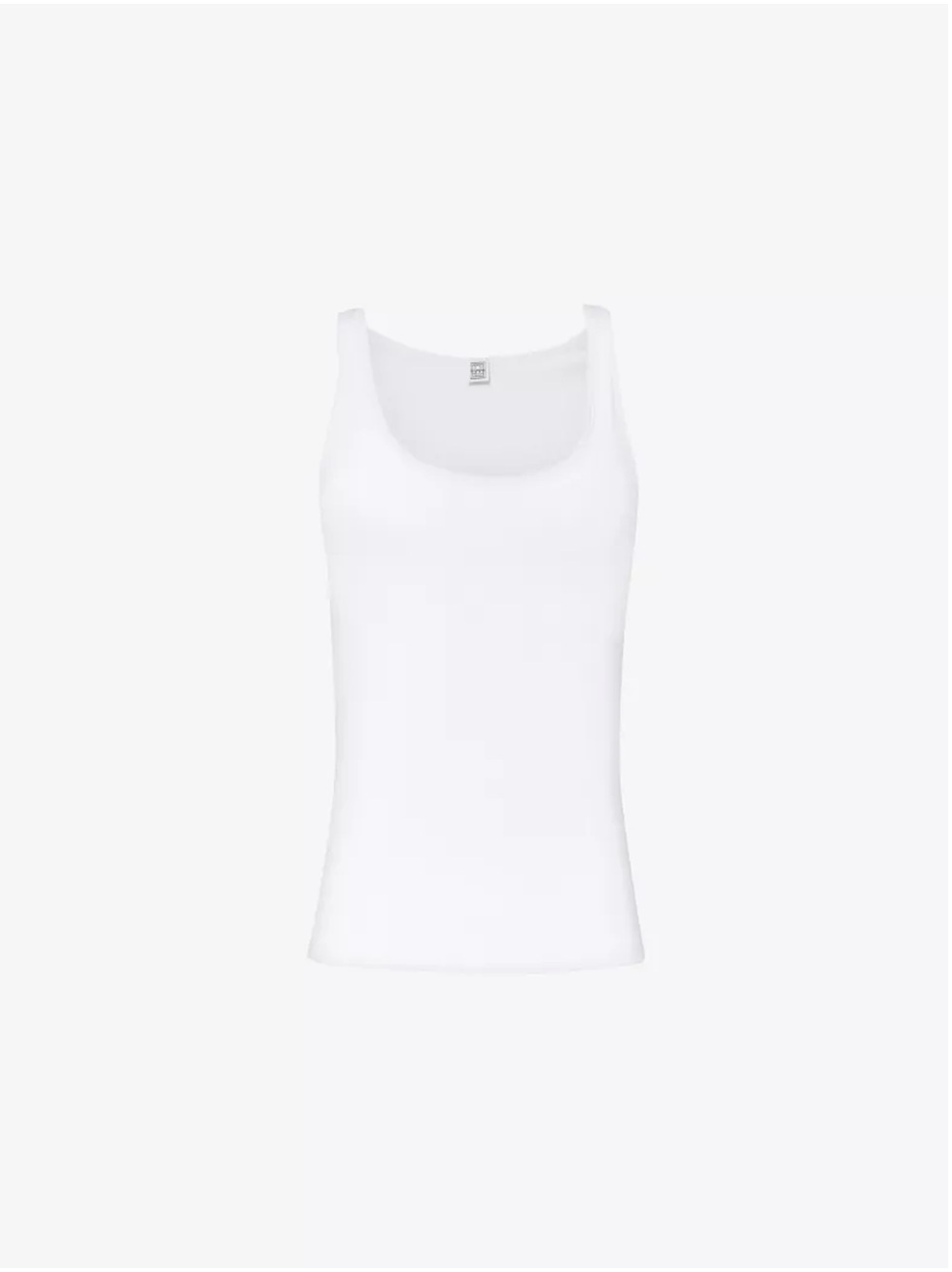 Toteme scoop-neck organic cotton-blend tank top