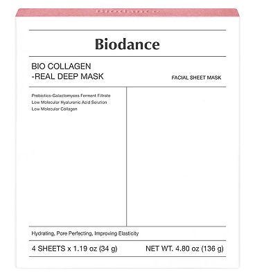 Bio Collagen-Real Deep Mask 4 Sheets