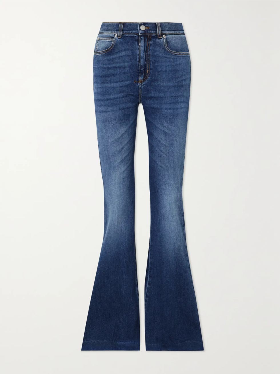 Alexander McQueen high-rise flared jeans