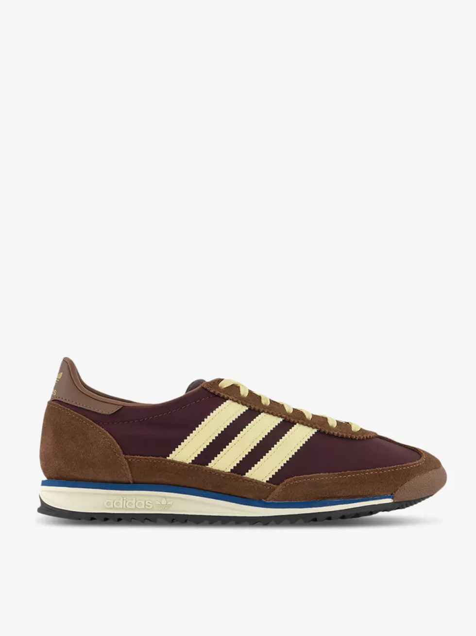 Adidas SL 72 suede and mesh low-top trainers