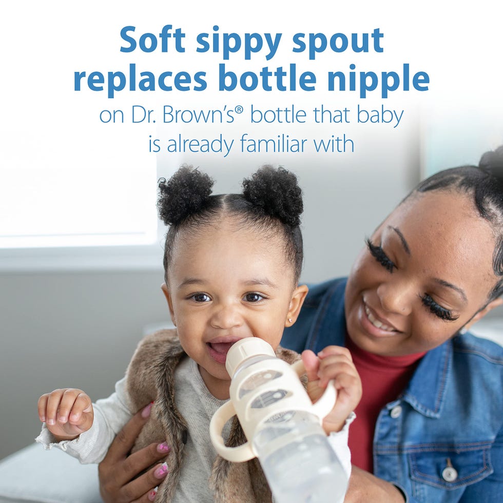 Milestones Narrow Sippy Bottle with Silicone Handles 2-Pack