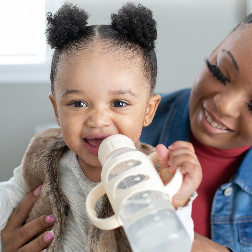 Milestones Narrow Sippy Bottle with Silicone Handles 2-Pack Milestones Narrow Sippy Bottle with Silicone Handles 2-Pack
