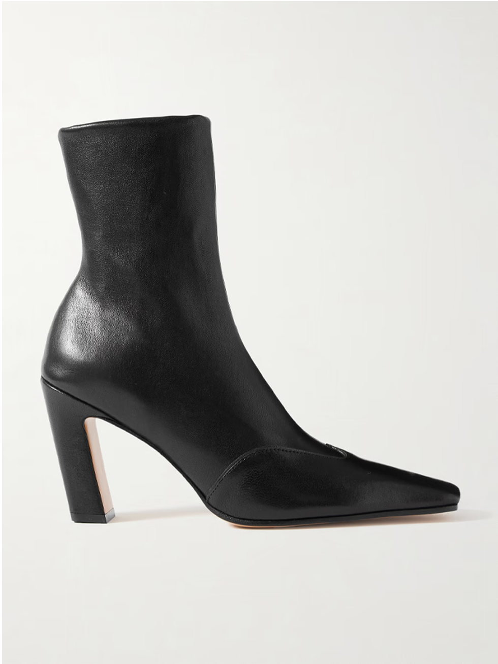 Khaite Nevada leather ankle boots