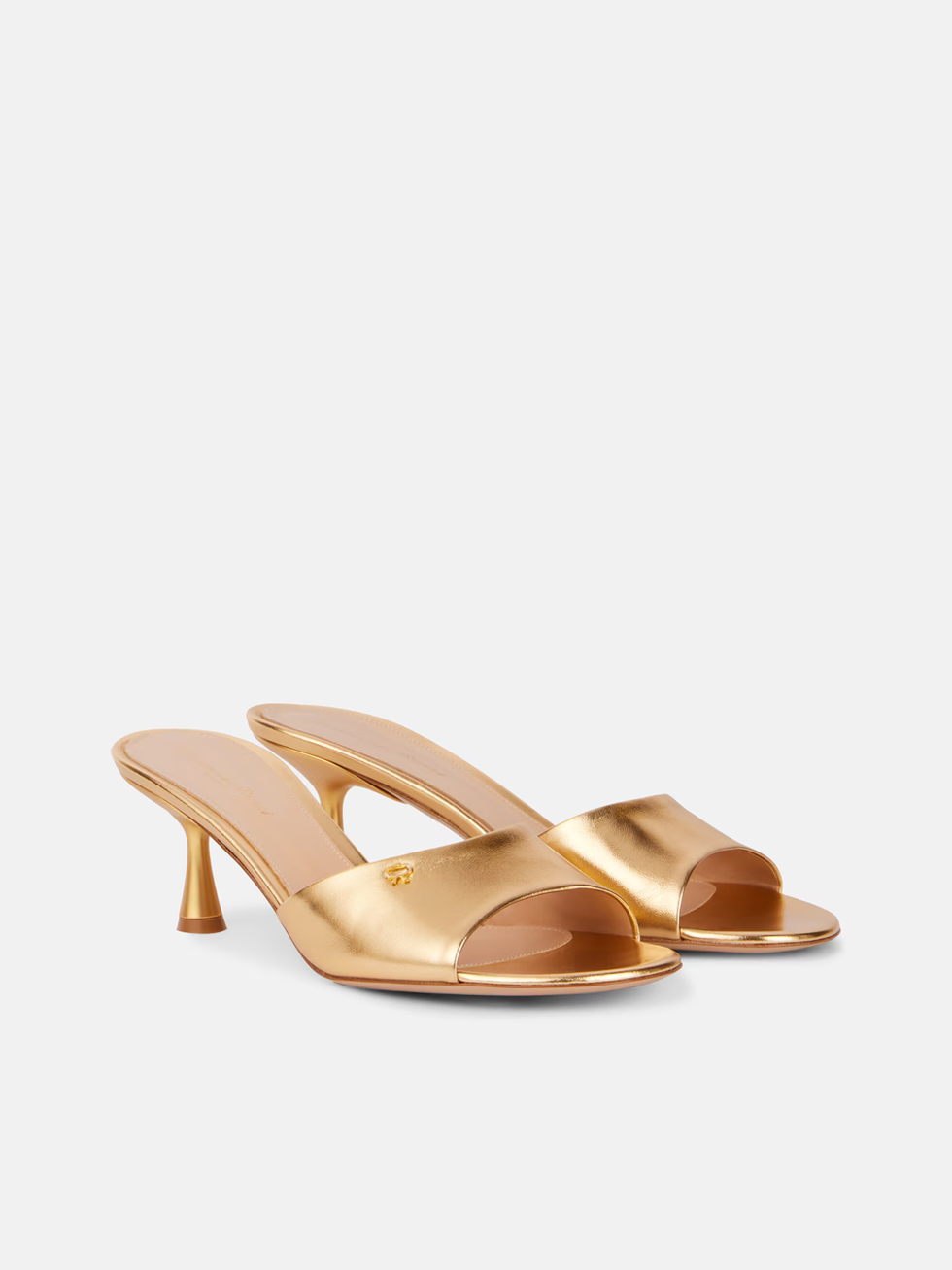 Gianvito Rossi ascent 55 leather mules