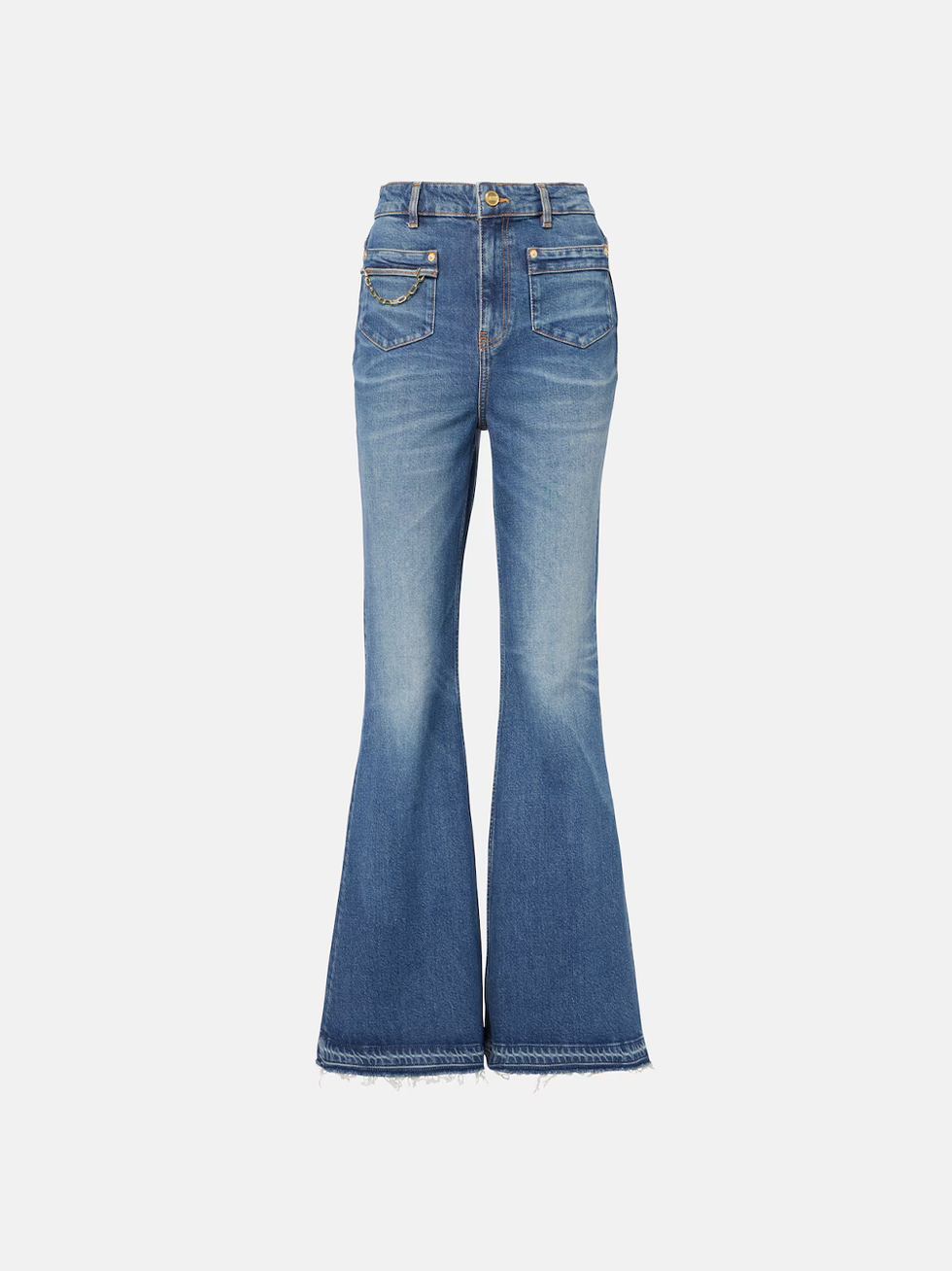 Ganni Goddi high-rise flared jeans