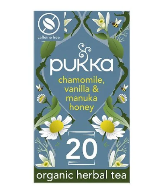 Chamomile, Vanilla and Manuka Honey Organic Herbal Tea