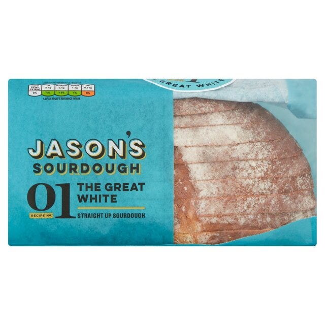 Jason's The Great White Sourdough 450g