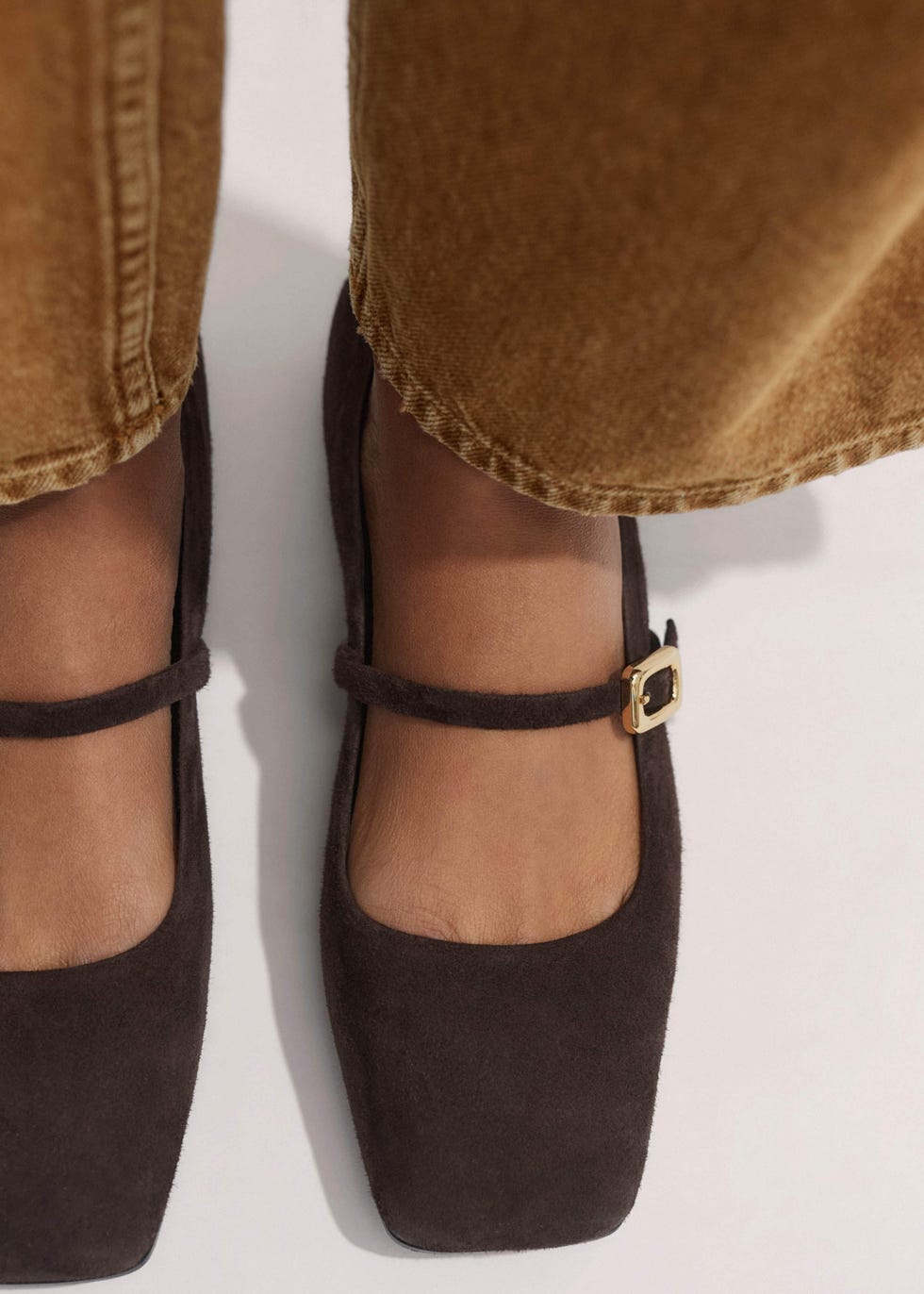 Refined Square Toe Ballerina Flat