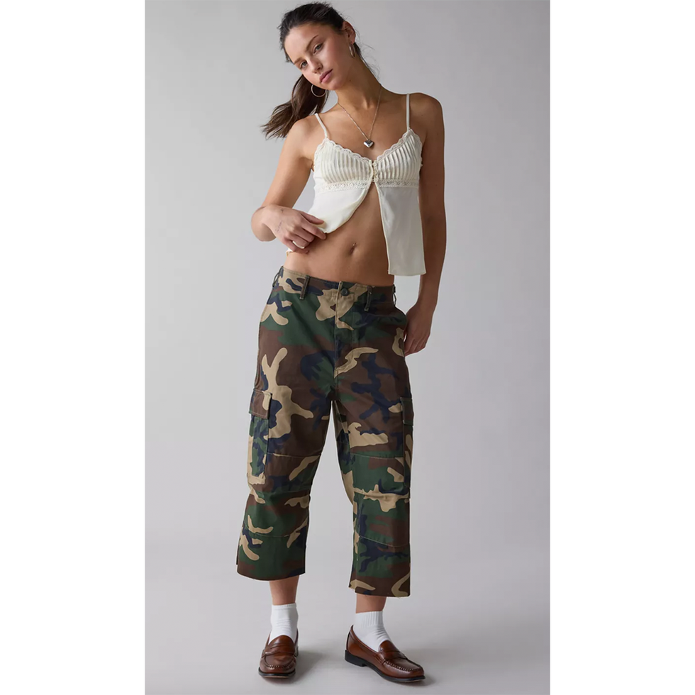 Urban Renewal Remade Camo Cargo Ankle Pant