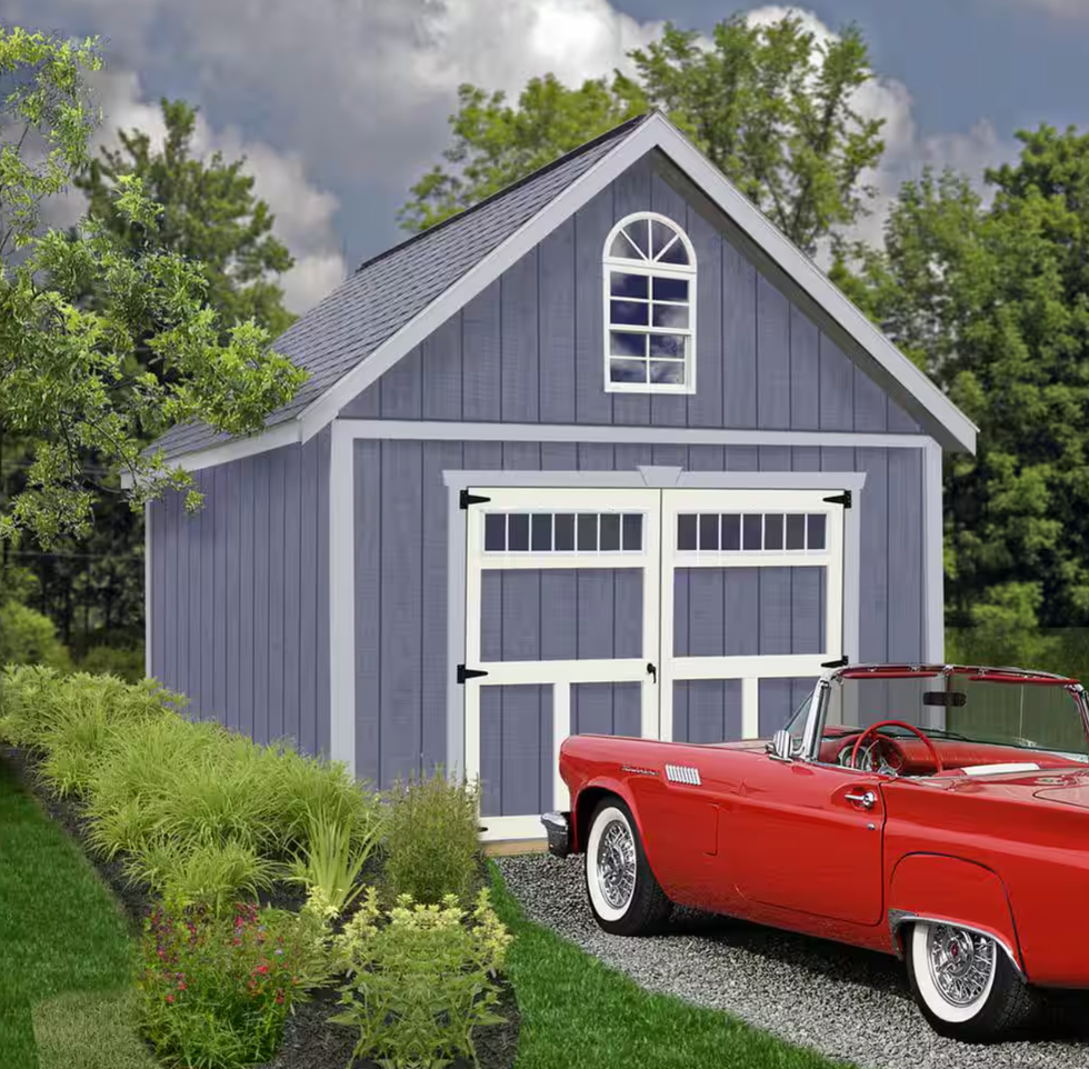 Geneva 12 ft. x 24 ft. Wood Garage Kit