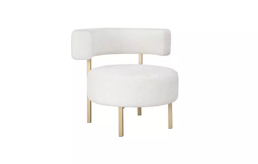 House Beautiful Rhodes Boucle Accent Chair