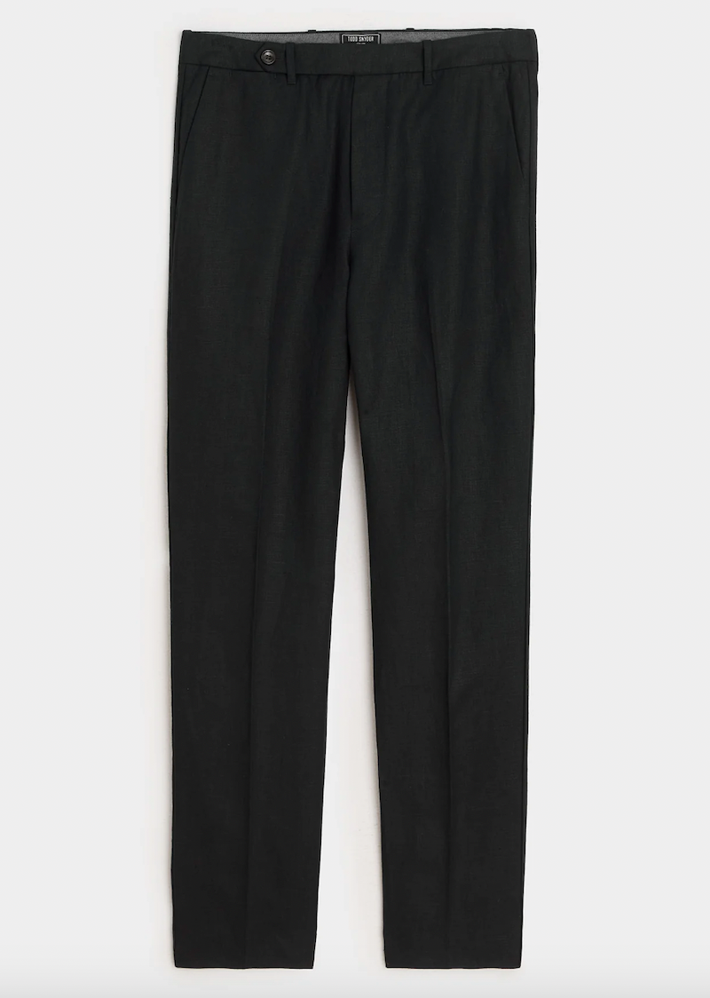 Linen Tab Chinos