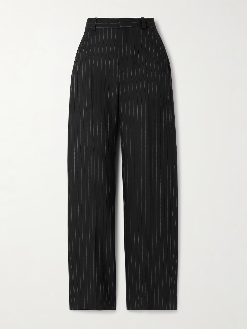 Wardrobe.NYC pinstriped wool-twill straight-leg pants
