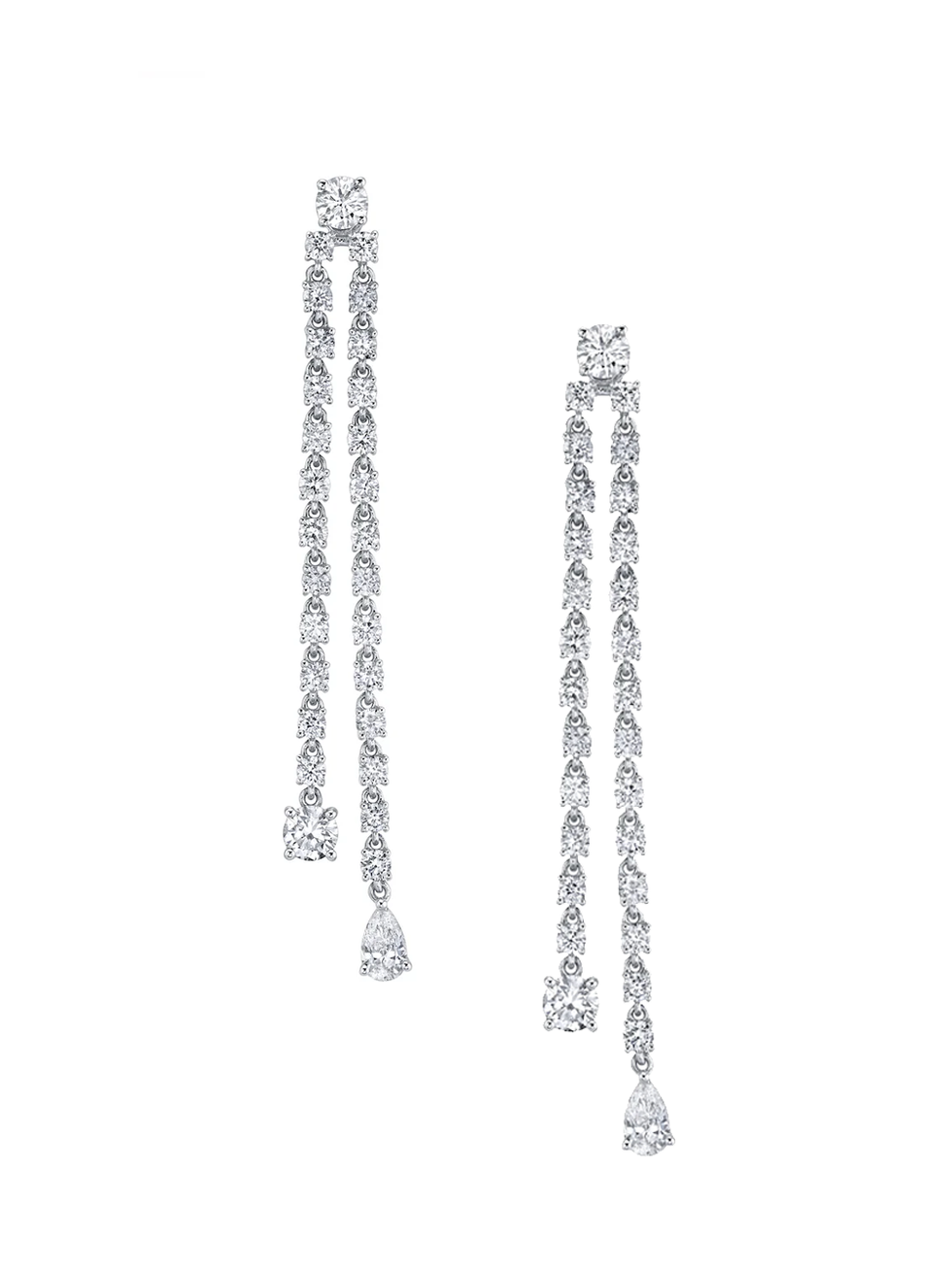 Anita Ko 18-karat white gold diamond earrings
