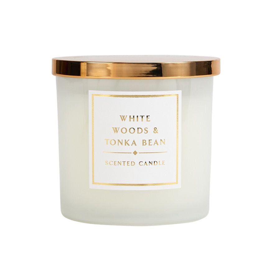 George Home Tonka Bean Double Wick Candle - 380g