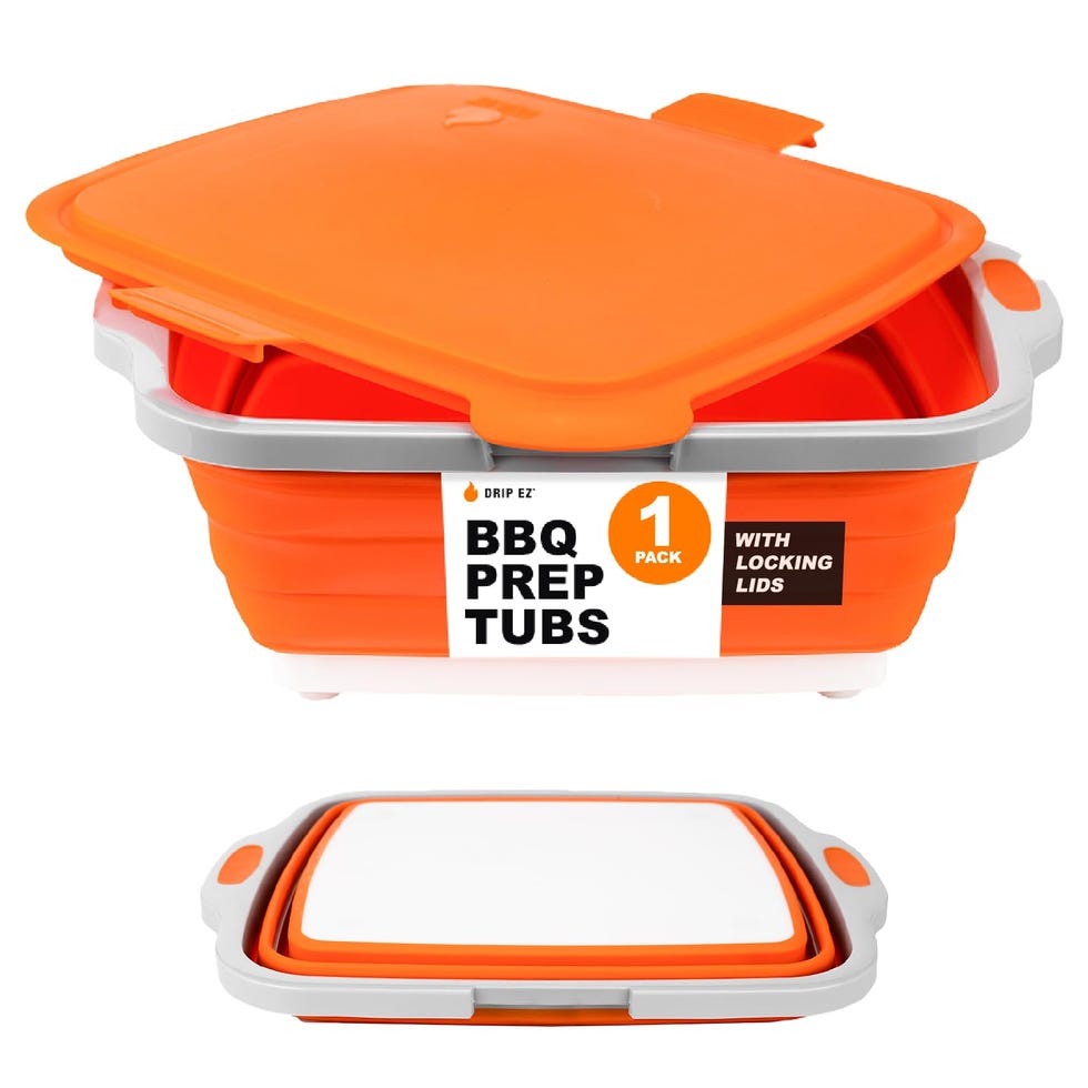 Collapsible BBQ Prep Tub