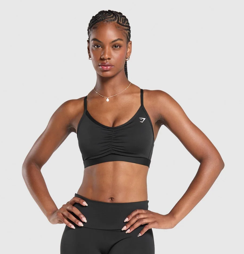 Ruched Sports Bra
