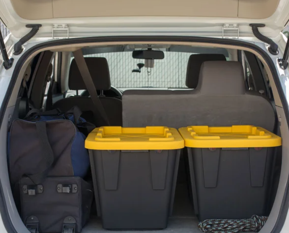 12 Gallon Storage Bins, 4-Pack
