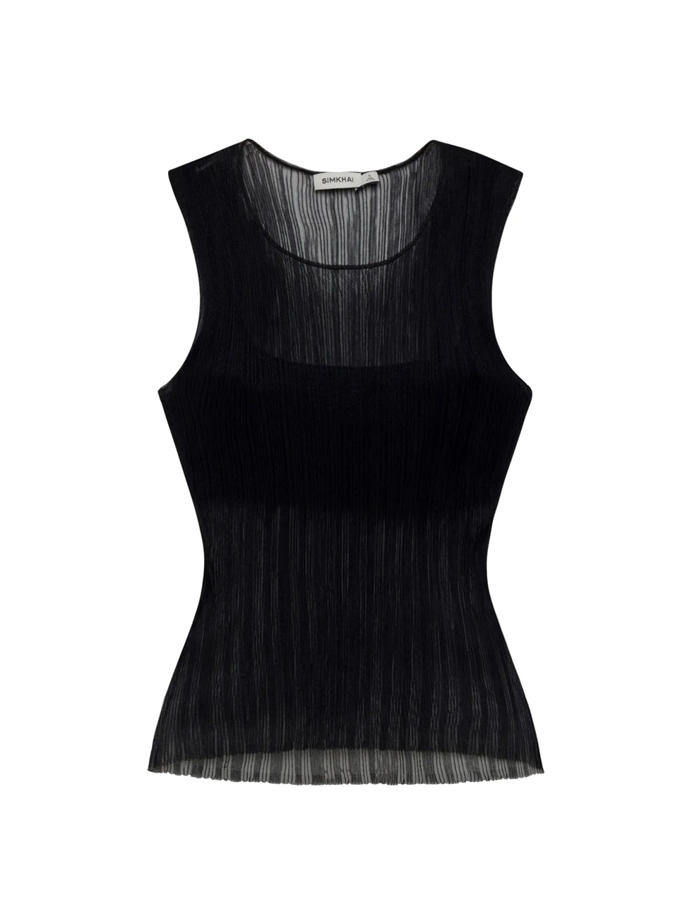 Simkhai Oakley semi-sheer tank top