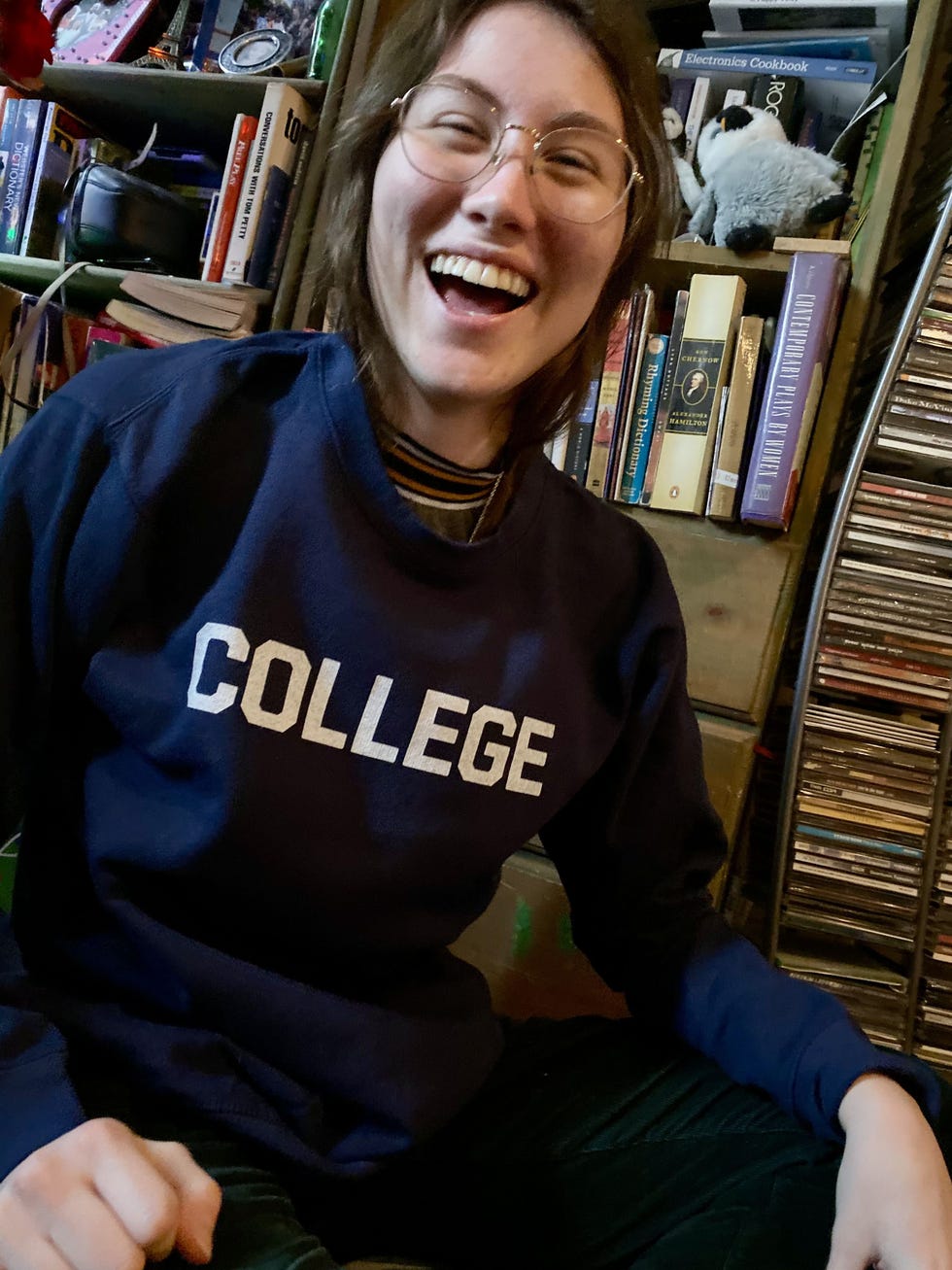Animal House 'College' Crew Neck Sweatshirt