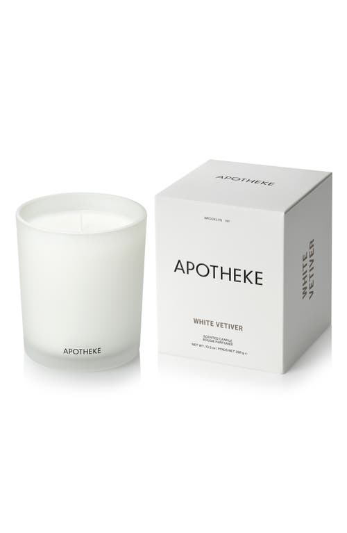 White Vetiver Candle 