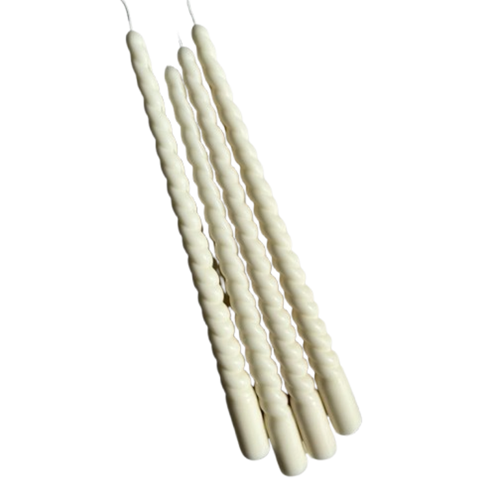 Spiral Taper Candles (Set of 2)