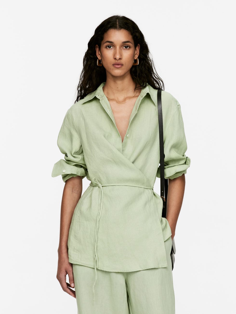 Wrap Linen Shirt