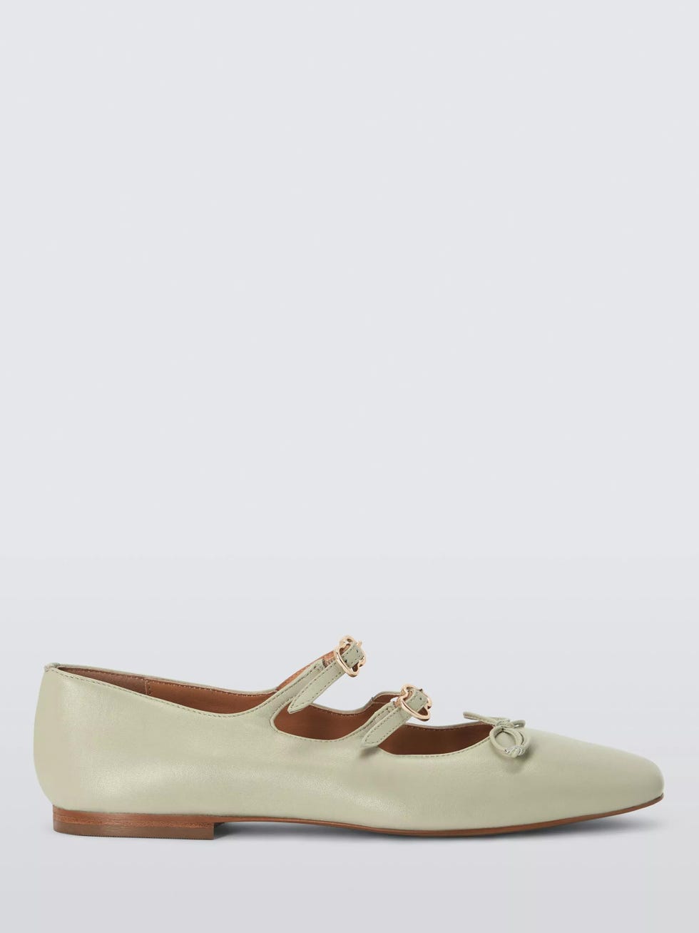 Harmonie Leather Ballerina Pumps