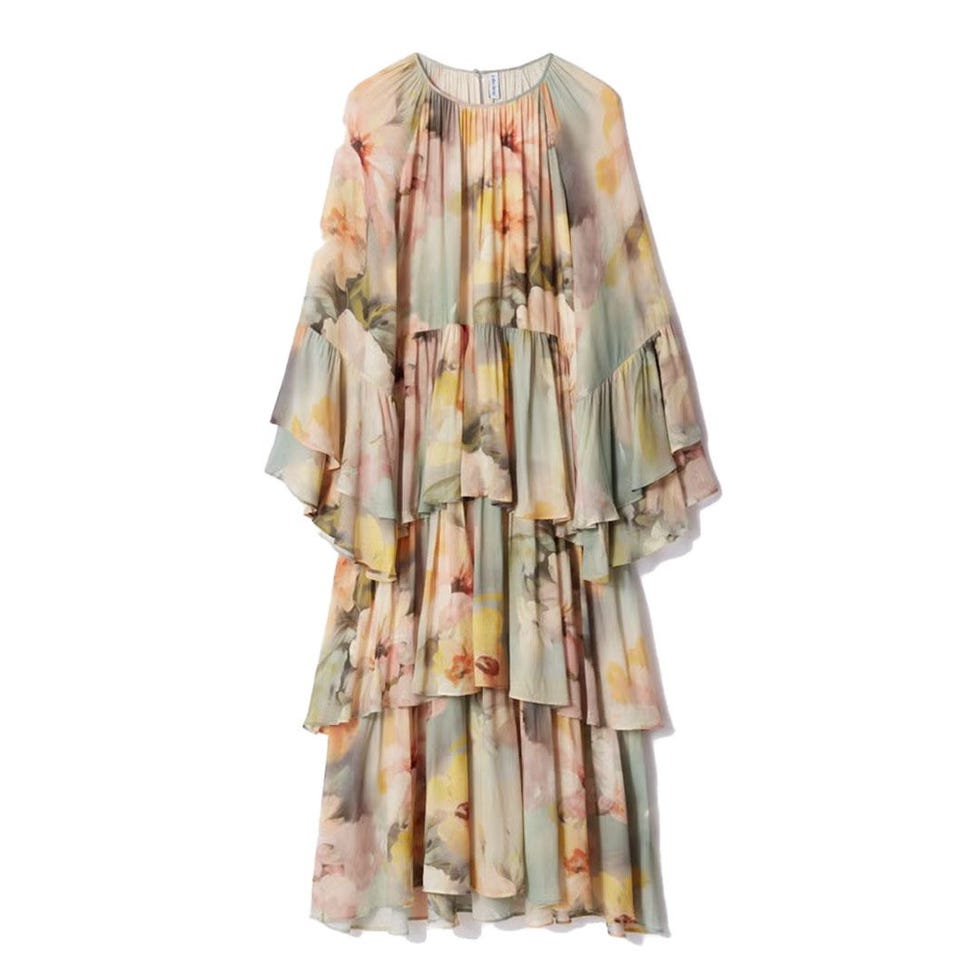 Flounced Maxi Dress