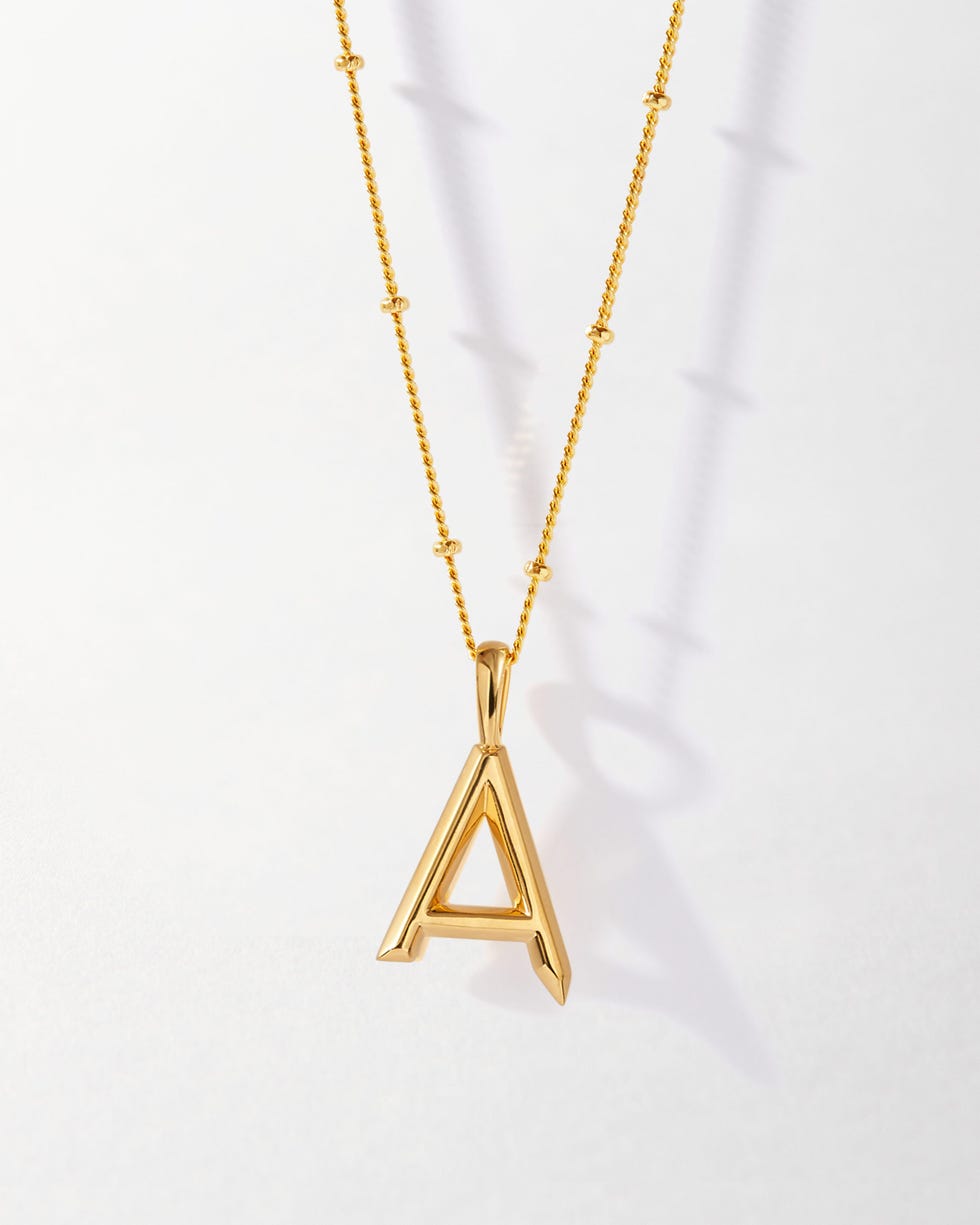 Gold Initial Necklace
