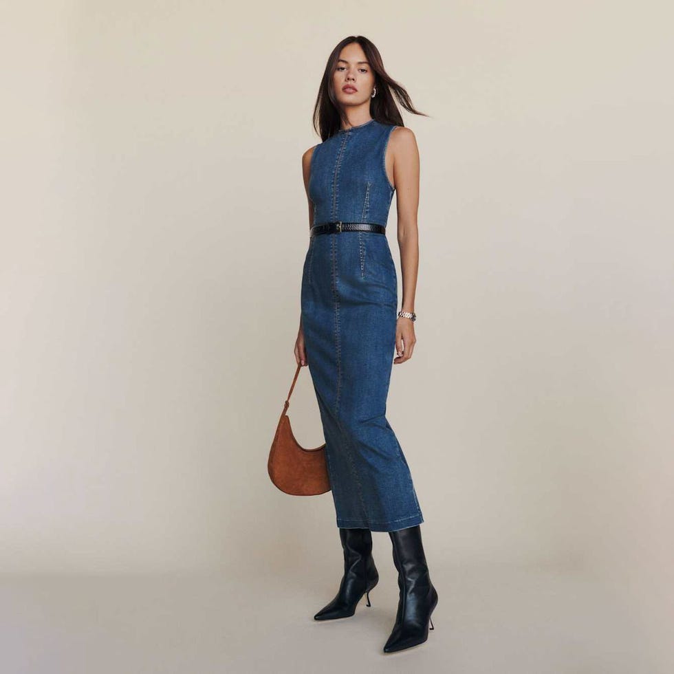 Kendi Denim Midi Dress
