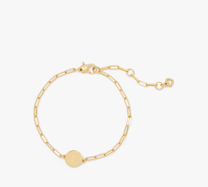 Initial Chain Bracelet