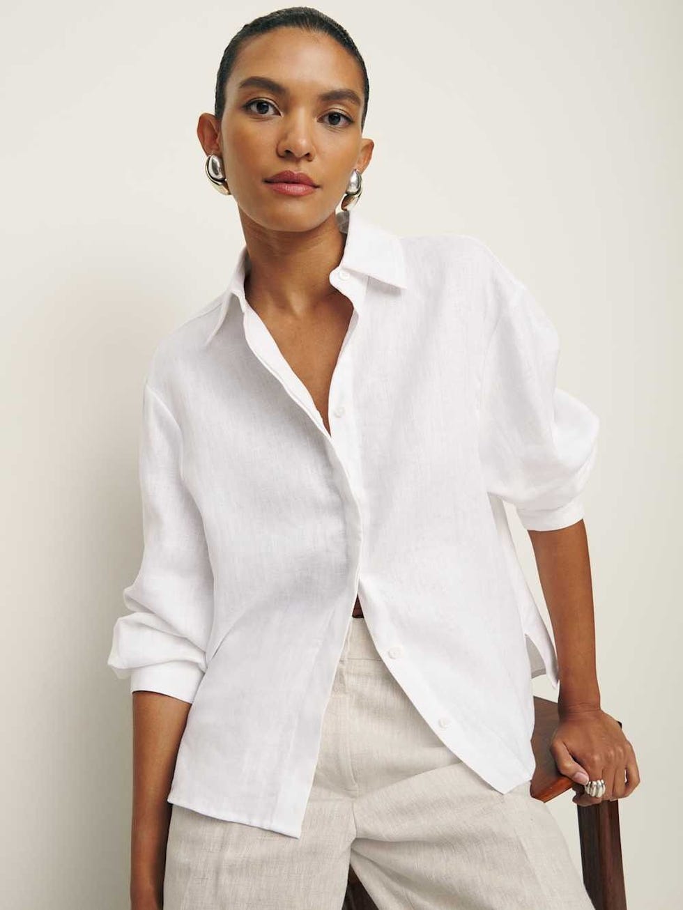 Andy Oversized Linen Shirt 