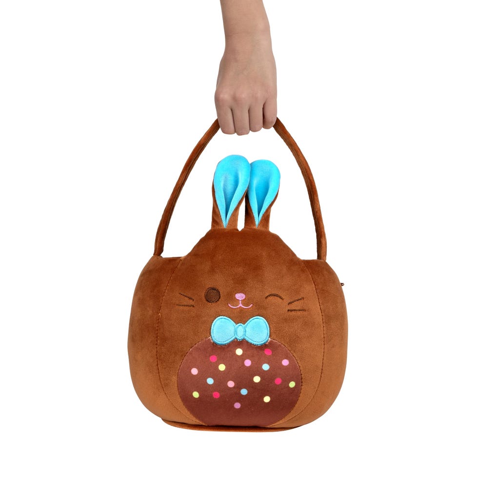 12-Inch Lancelot the Chocolate Bunny Egg Hunt Basket