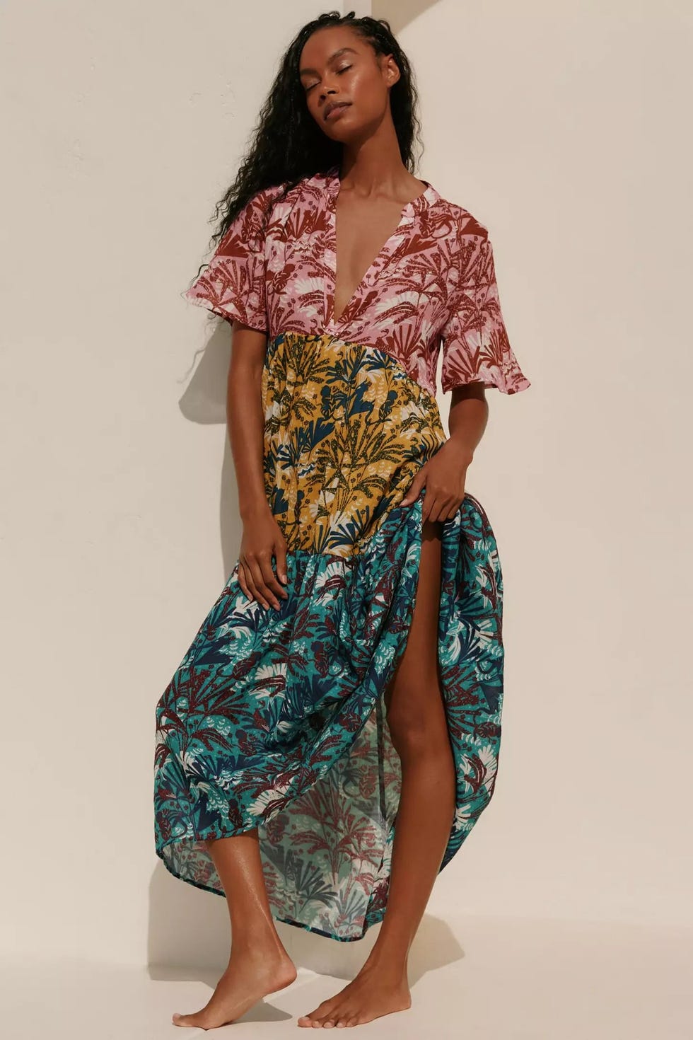 The Kallie Flowy Maxi Dress