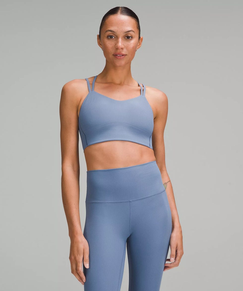 Like A Cloud Ribbed Longline Bra Light Support, B/C Cup