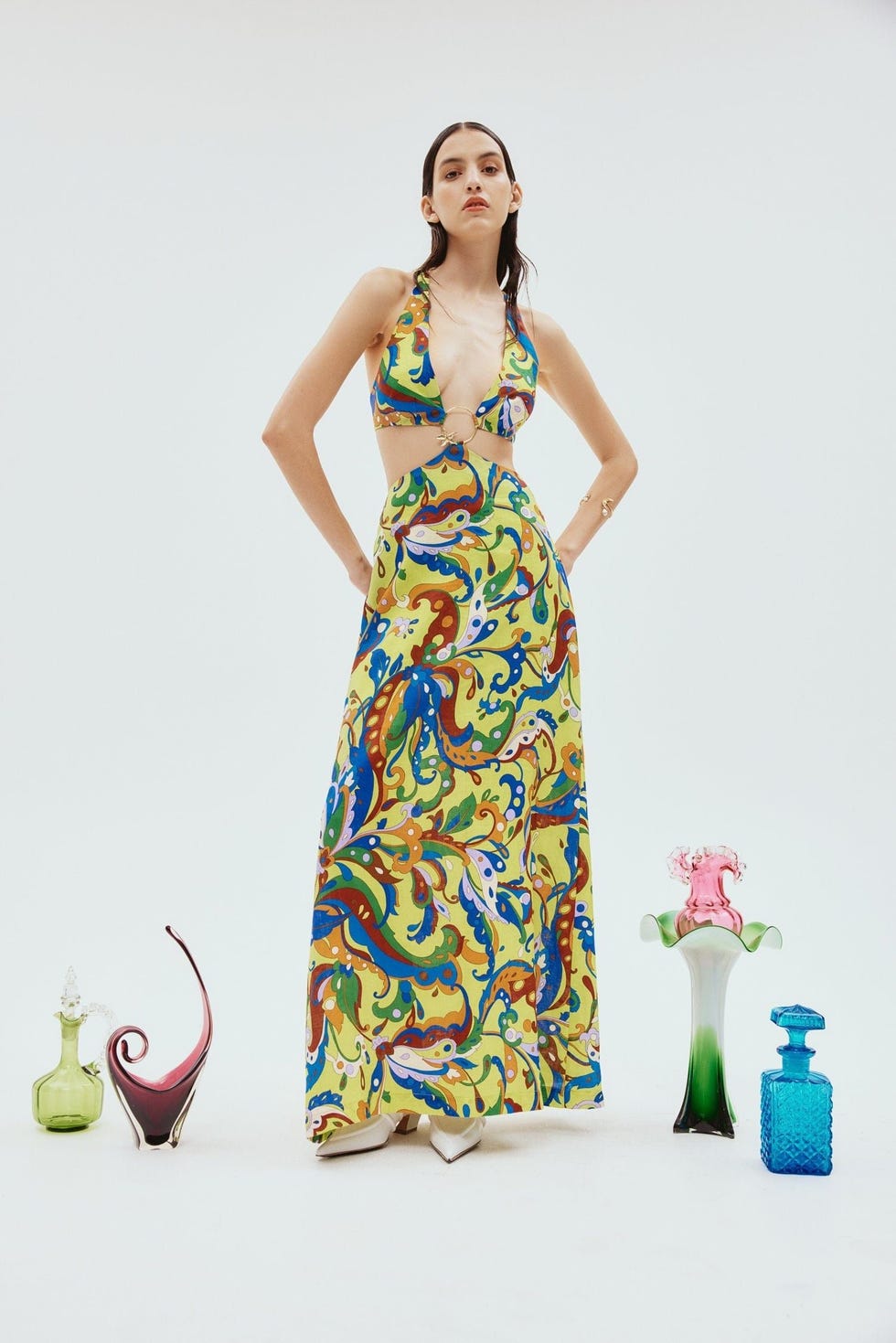 Yvette Cut Out Midi Dress