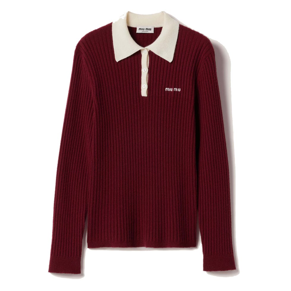 cashmere polo shirt