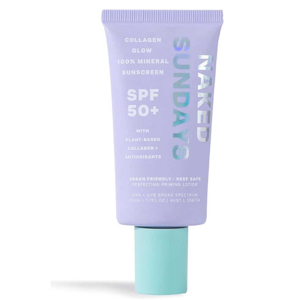 Naked Sundays Collagen Glow 100% Mineral Sunscreen SPF50+