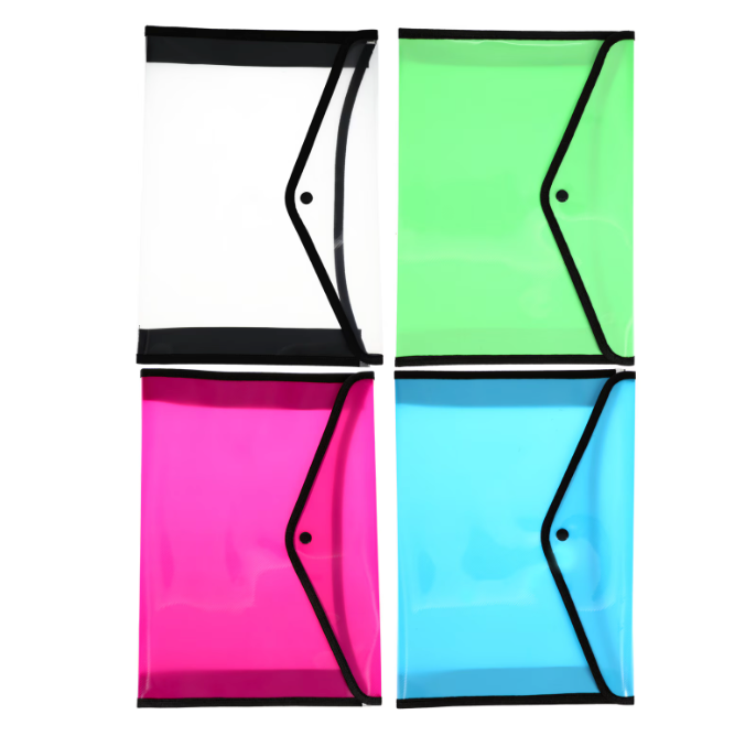 File Folders With Snap Closure