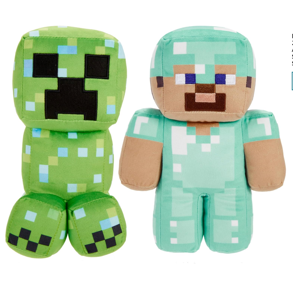 Plush Steve & Charged Creeper Set
