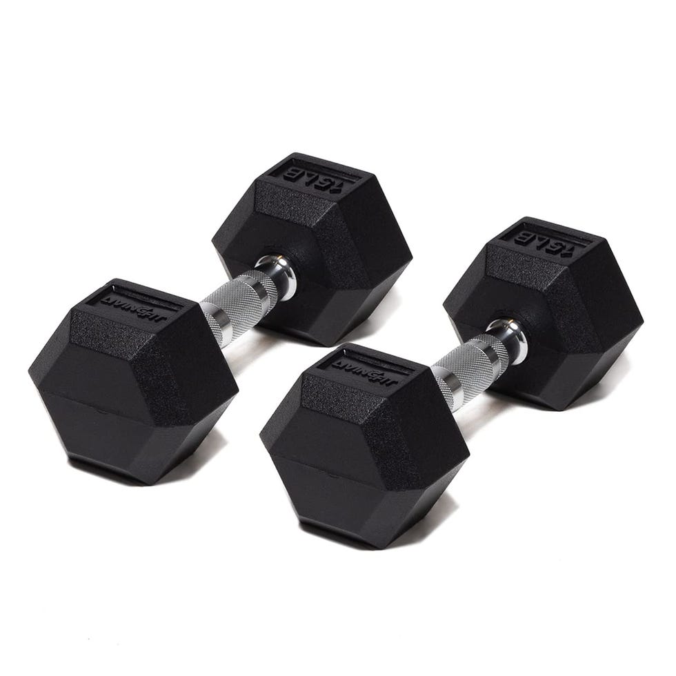 Hex Dumbbell 15 Lb Pair