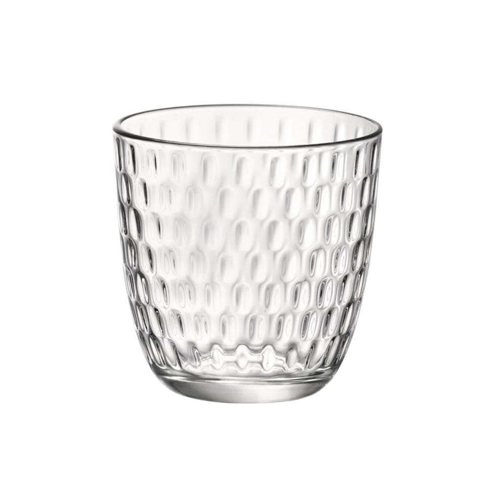 Juego de vasos de vidrio tallado